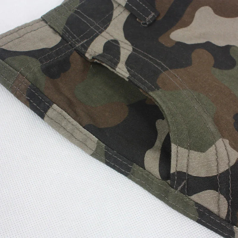 Hidden Arsenal: Cotton Camo Cargo Shorts