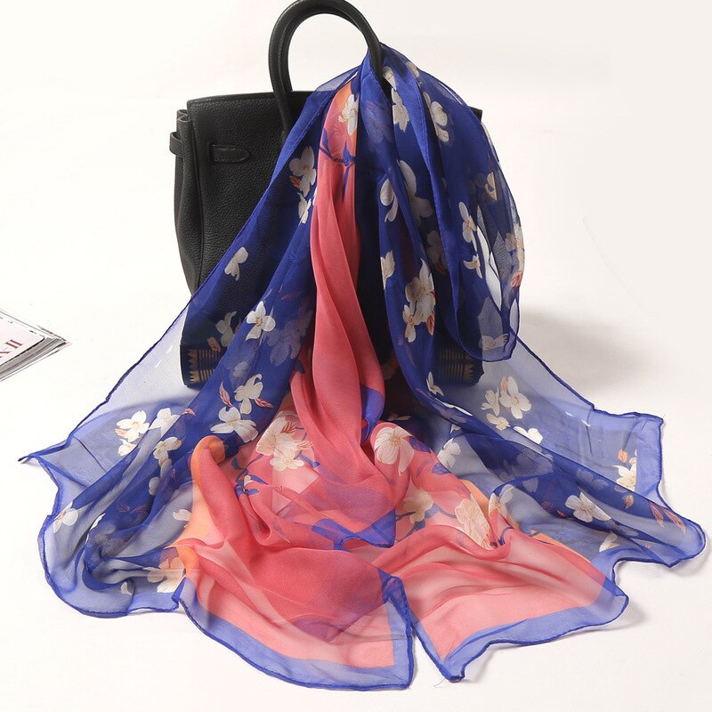 Sunshine & Blooms: Lighten Up With Colorful Floral Scarf Shawls