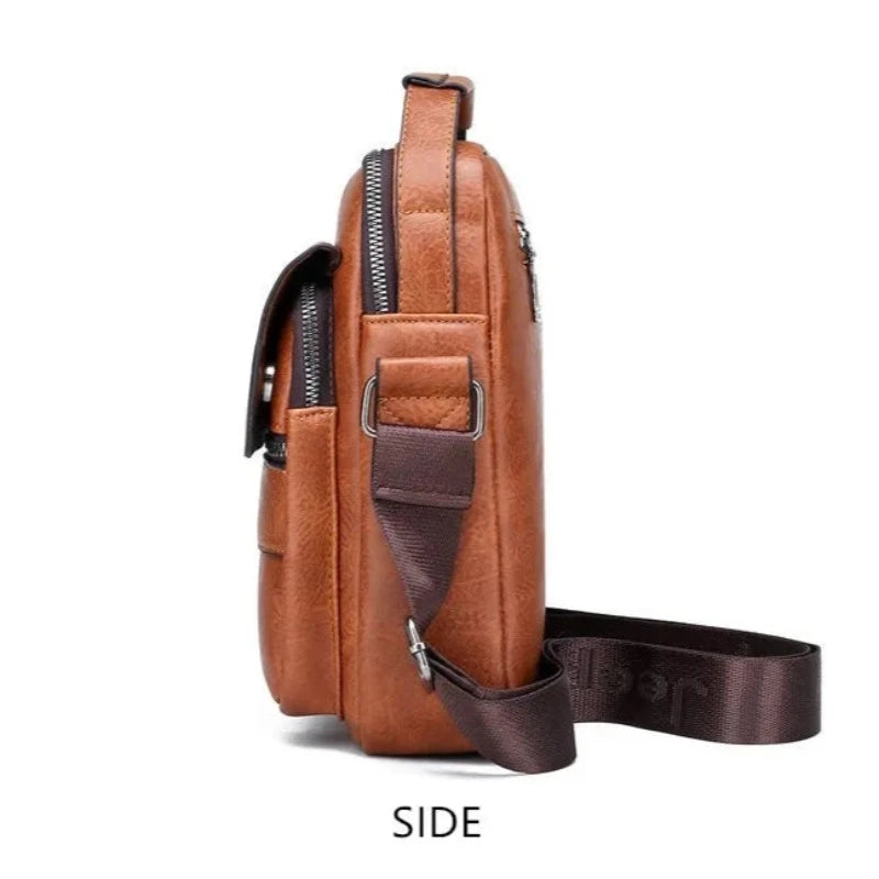 Sleek & Spacious: The Men's Crossbody Bag by Jeep Buluo