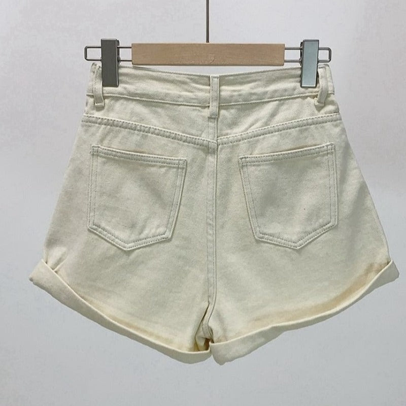 Vintage Vibes: High-Rise Denim Shorts For A Throwback Look