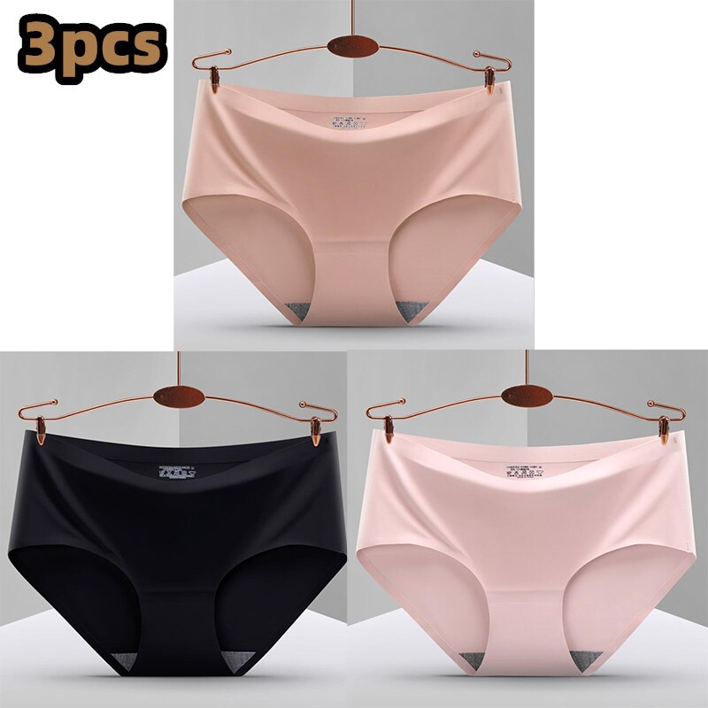 Pack of 3 Seamless, Traceless, Raw-Cut Briefs