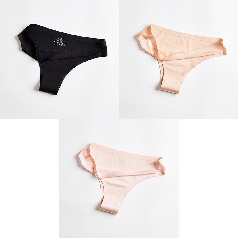 Pack Of 3 Ice-Cool, Silky, Seamless Thong