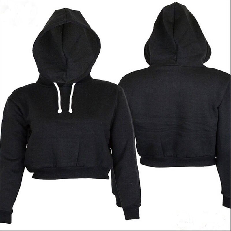 Voguish & Versatile Women's Cropped Hoodie