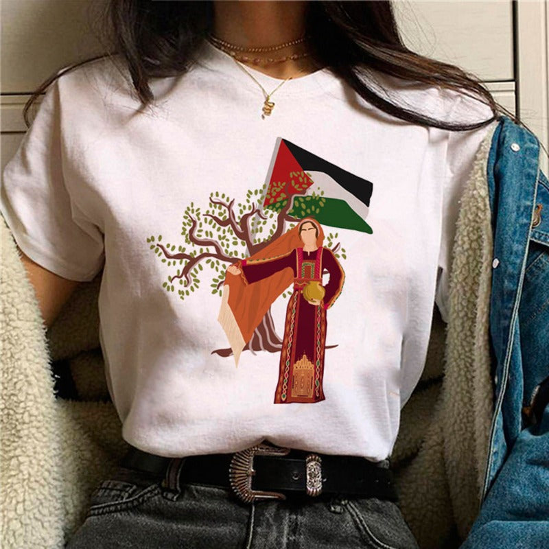 Empower Your Style: Palestine Themed T-Shirts