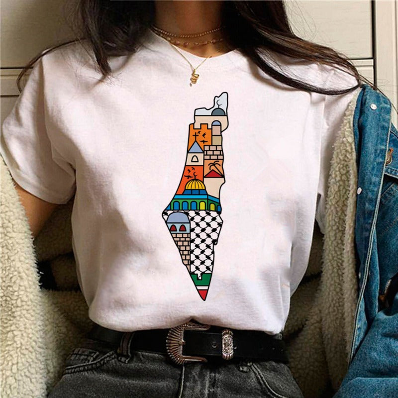 Empower Your Style: Palestine Themed T-Shirts