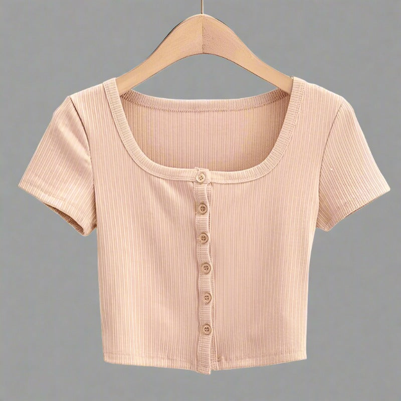 Dapper & Versatile Rib Knit Crop Top