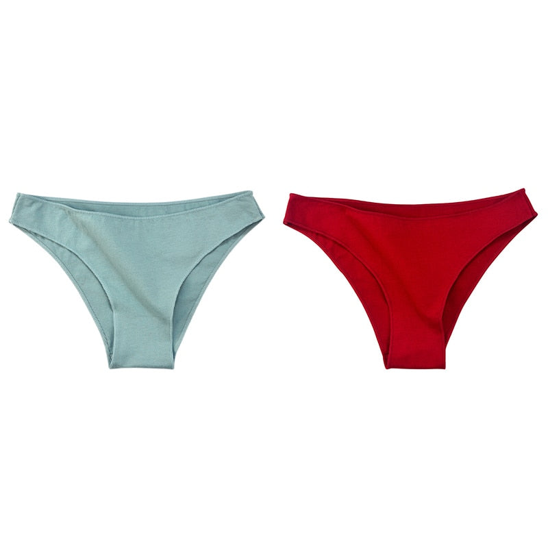 2-Pcs Cotton Panties: Soft, Comfortable & Breathable