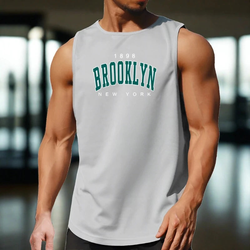 NYC Strong: (1898 Brooklyn) Quick-Dry Tank Top - Breathable Comfort