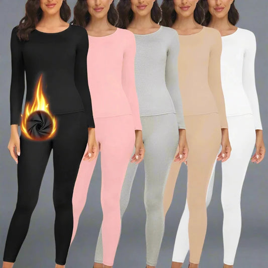 Warmth, Wrapped Up: Women's Ultra-Soft Thermal Underwear Set