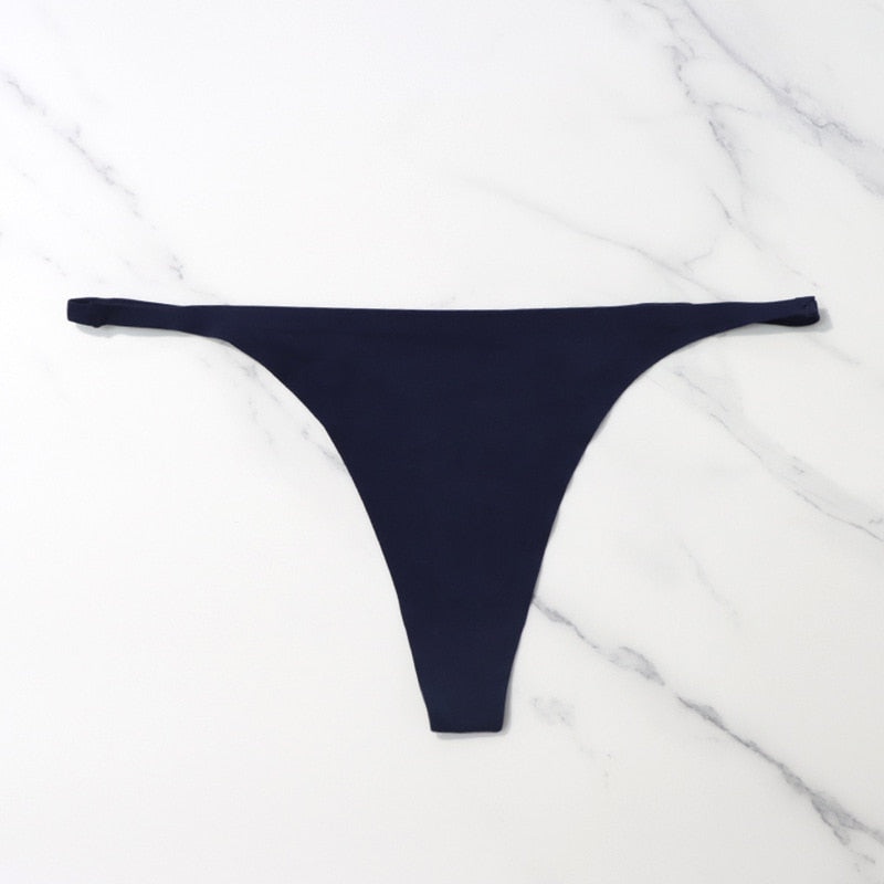 Bare Minimum, Maximum Impact: Ice Silk G-String For Ultimate Ease