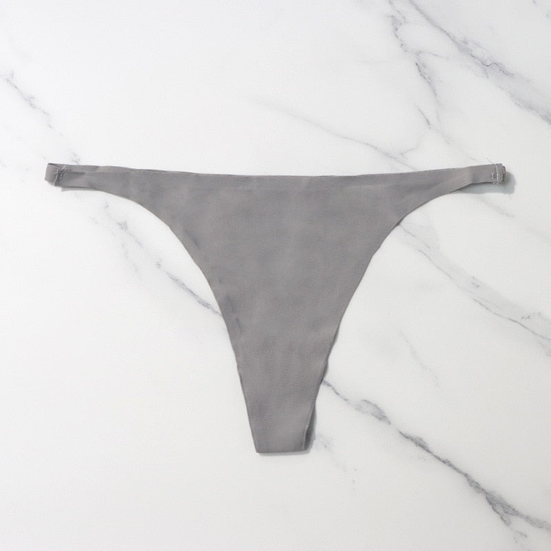 Bare Minimum, Maximum Impact: Ice Silk G-String For Ultimate Ease