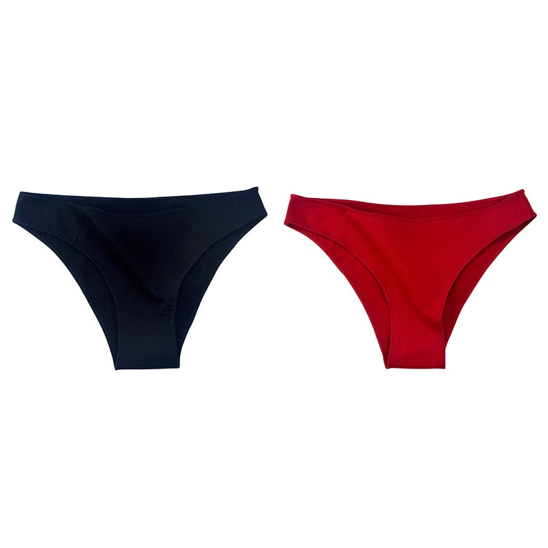 2-Pcs Cotton Panties: Soft, Comfortable & Breathable