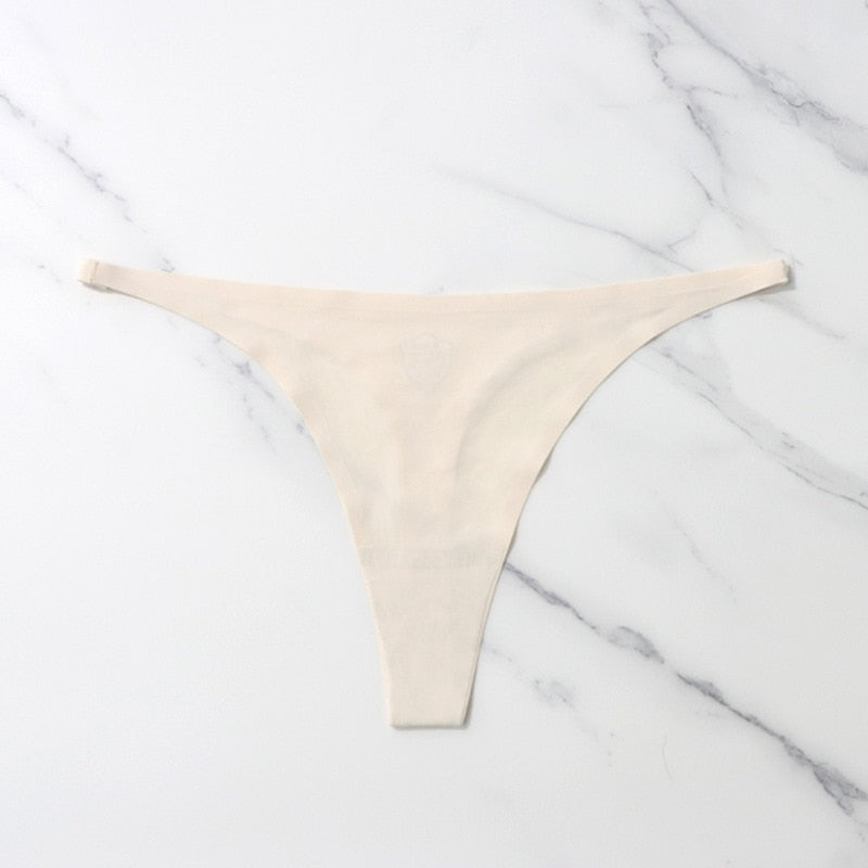 Bare Minimum, Maximum Impact: Ice Silk G-String For Ultimate Ease