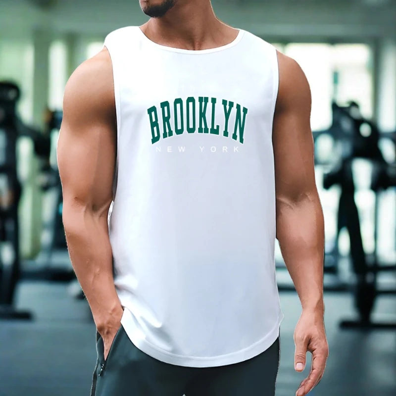 NYC Strong: (1898 Brooklyn) Quick-Dry Tank Top - Breathable Comfort