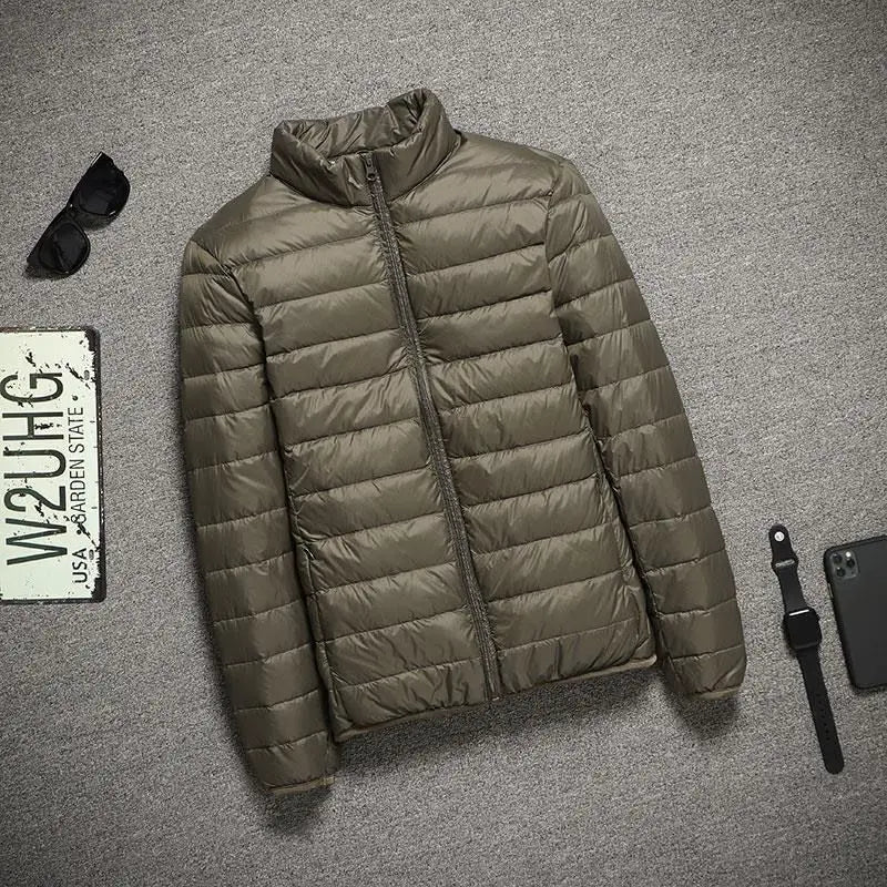 Lightweight Warmth, Maximum Style: Men's Puffer Jacket