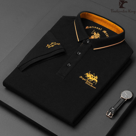 Smart Casual Embroidered Polo Shirt