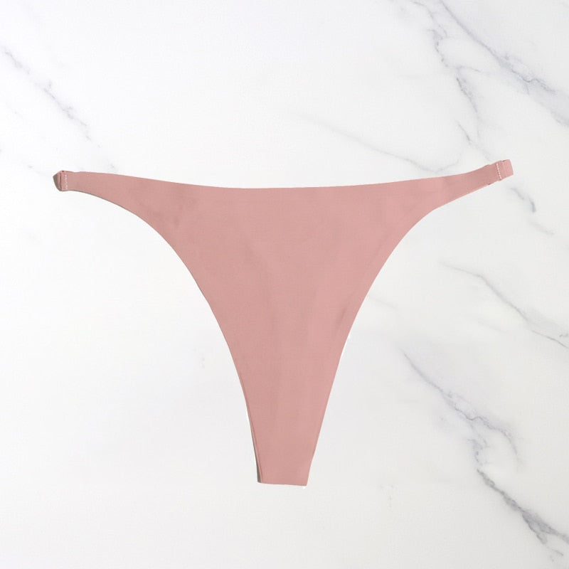 Bare Minimum, Maximum Impact: Ice Silk G-String For Ultimate Ease