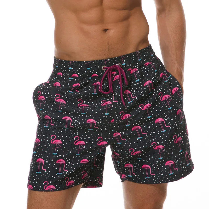 Printed Board Shorts: Stylish Swimwear