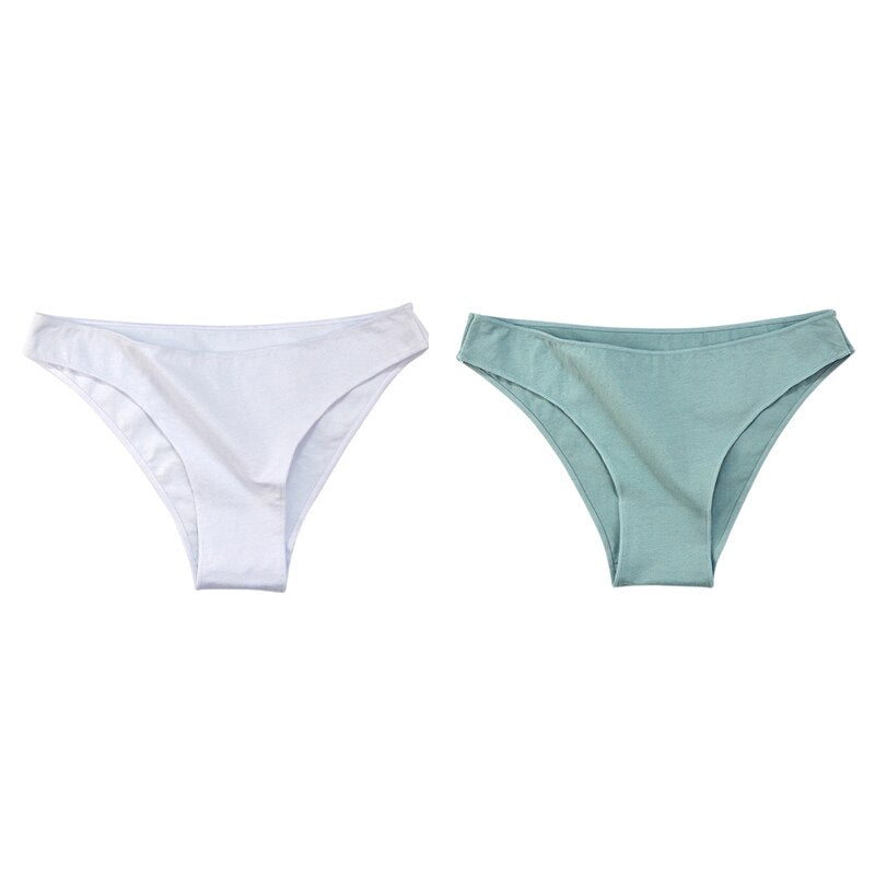 2-Pcs Cotton Panties: Soft, Comfortable & Breathable