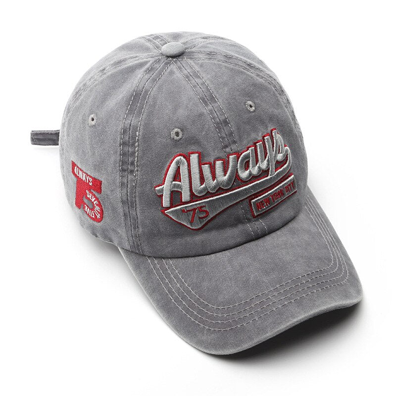 Always 75 Embroidery Baseball Hat