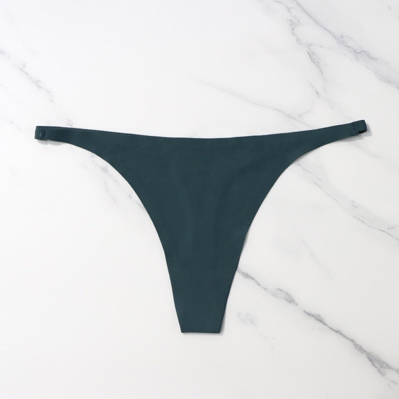 Bare Minimum, Maximum Impact: Ice Silk G-String For Ultimate Ease