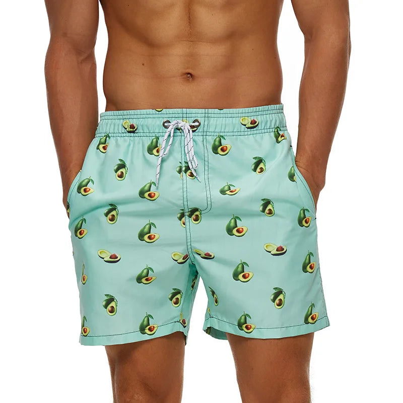 Printed Board Shorts: Stylish Swimwear