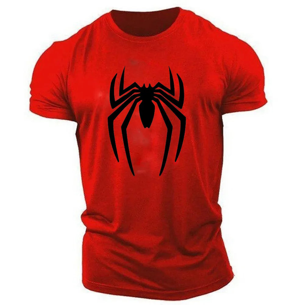 Swing In Style: Spider-Printed T-Shirt