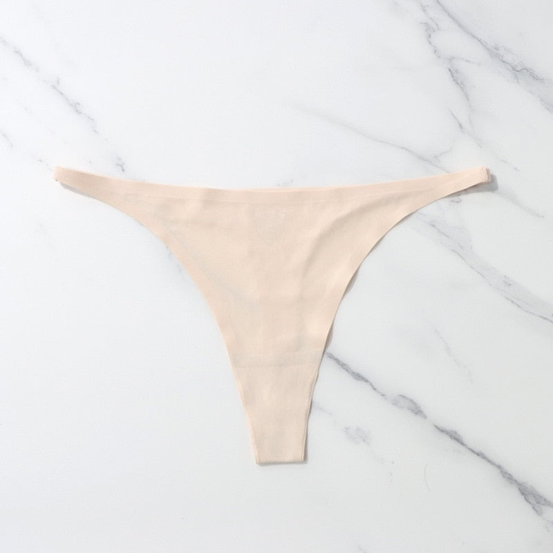 Bare Minimum, Maximum Impact: Ice Silk G-String For Ultimate Ease