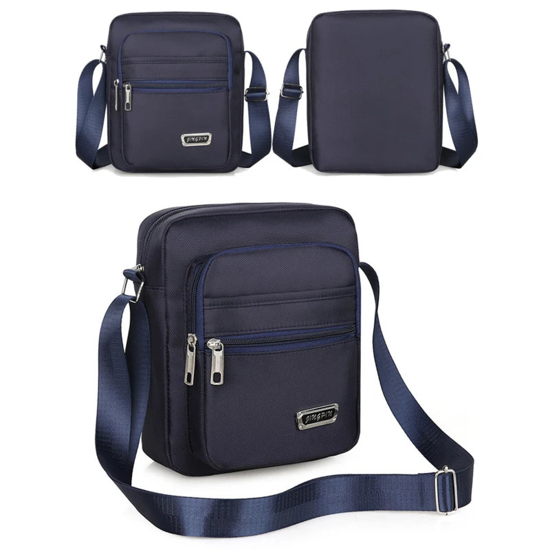 Multi-Compartment Marvel: The Customizable Men's Crossbody Bag