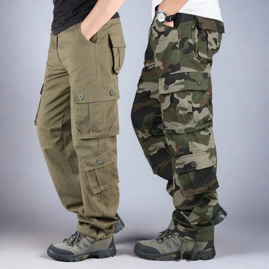 Solid & Camo Cargo Pants: Durable Comfort For Every Mission