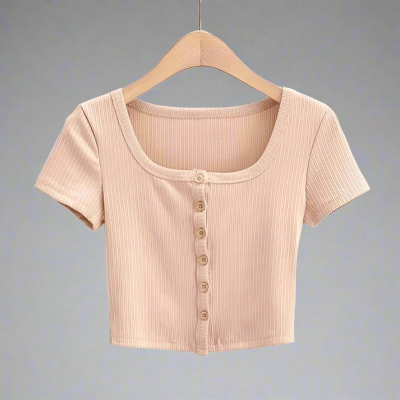 Dapper & Versatile Rib Knit Crop Top