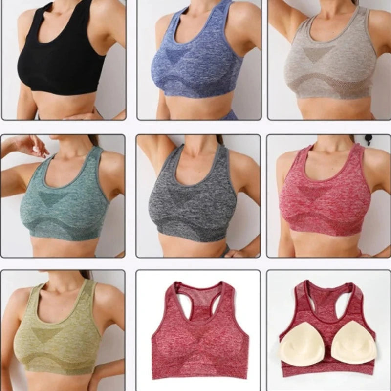 Unleash Your Inner Zen: Seamless Yoga Bra & Shorts Set