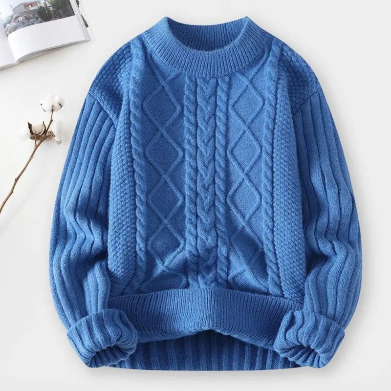 Pure Color Cozy Sweater: Beat The Chill In Style