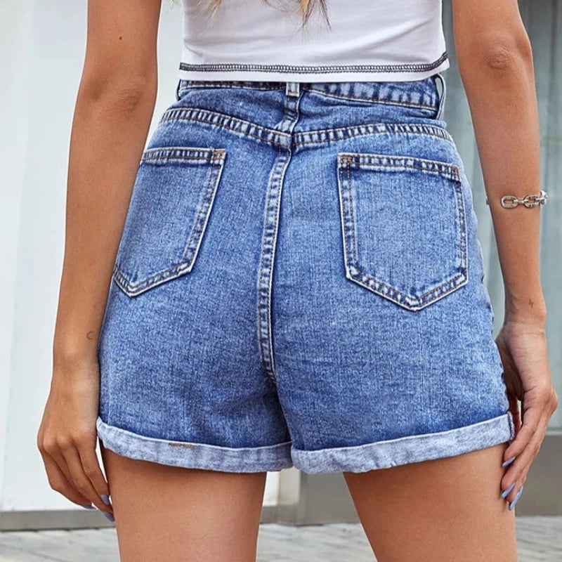 Denim Done Right: Classic Straight-Cut Shorts In A Range Of Colors