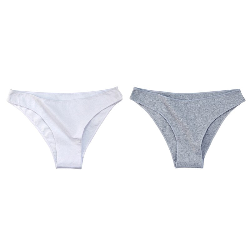 2-Pcs Cotton Panties: Soft, Comfortable & Breathable