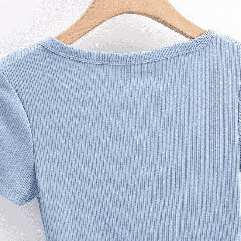 Dapper & Versatile Rib Knit Crop Top