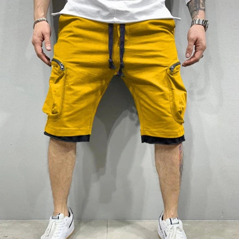 Traveling? Chillin'? Sporty? These Drawstring Cargo Shorts Got U Covered