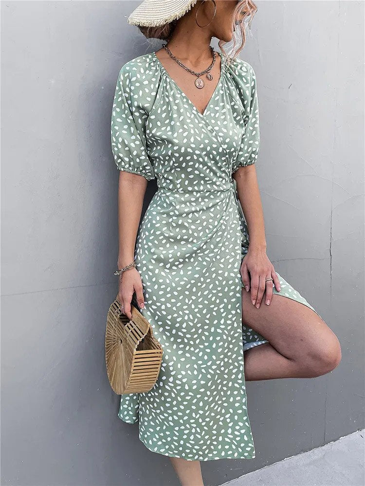 Feminine & Flattering Wrap Dress