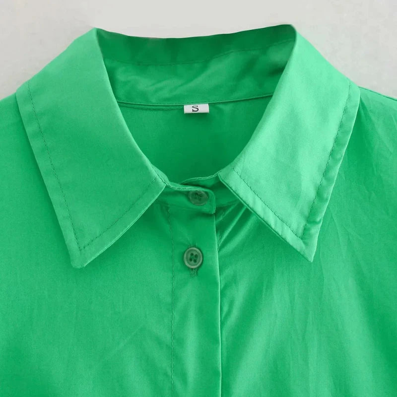 Sweet & Simple: Women's Candy Colors Long Sleeve Shirts