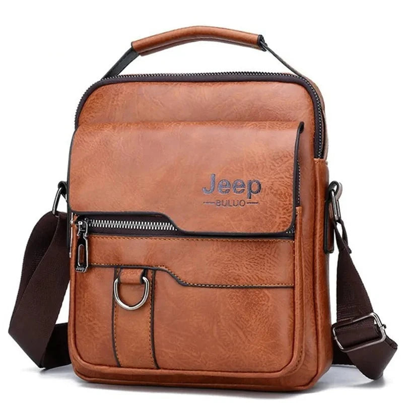 Sleek & Spacious: The Men's Crossbody Bag by Jeep Buluo