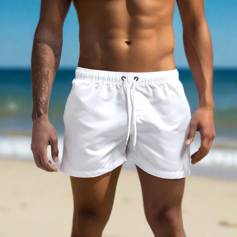 Solid Color Confidence: Men's Swim Trunks In 13 Vibrant Shades