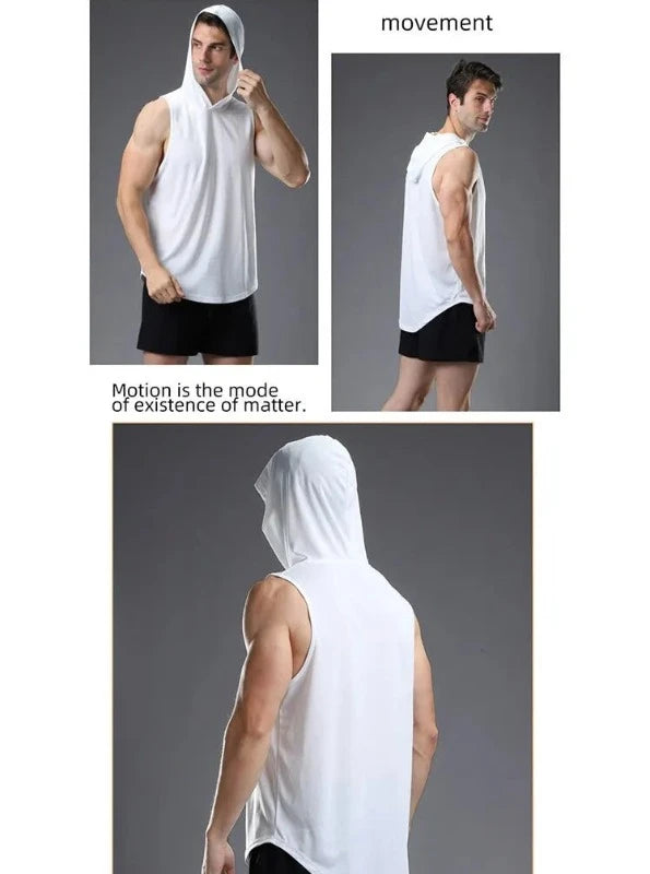 Men's Hooded Tank Top: From Gym To Street, Always Ready To Move