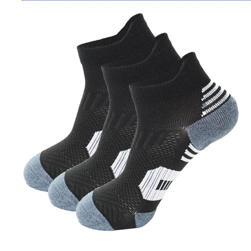 Active Comfort Socks: 3-Pack with Non-Slip Sole