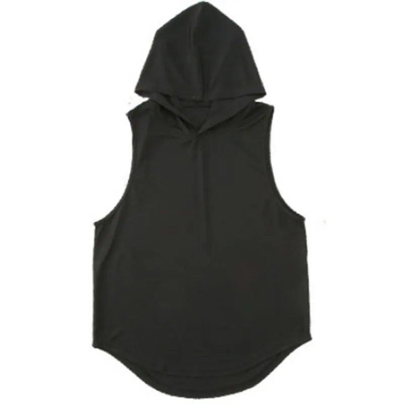 Men's Hooded Tank Top: From Gym To Street, Always Ready To Move