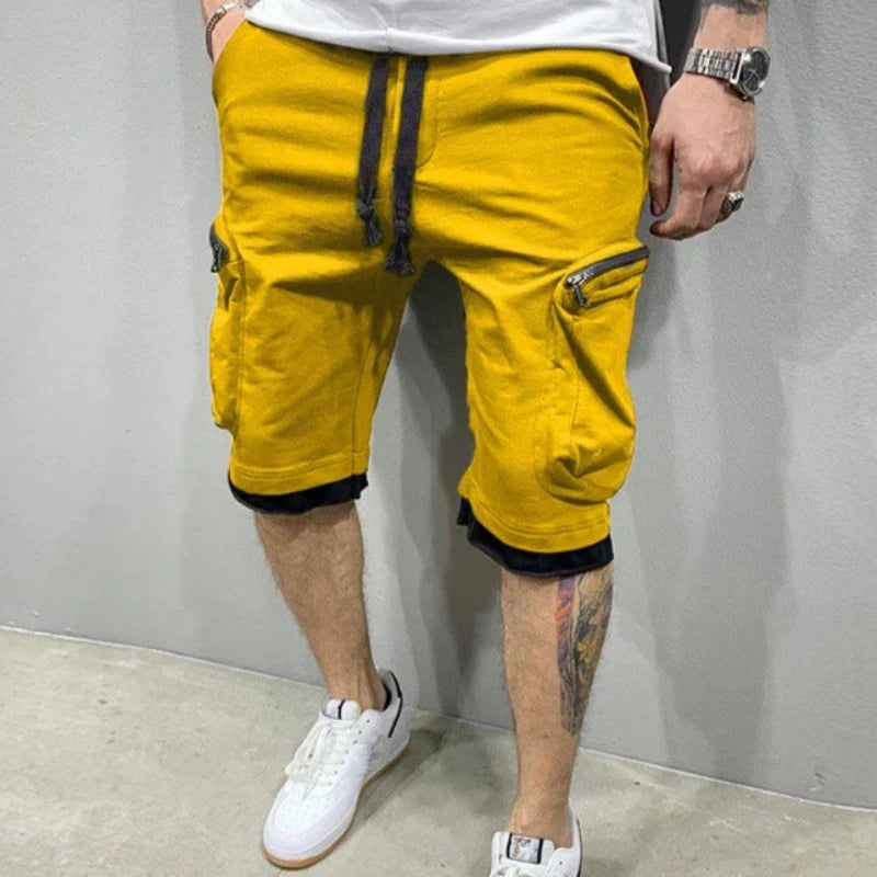 Traveling? Chillin'? Sporty? These Drawstring Cargo Shorts Got U Covered