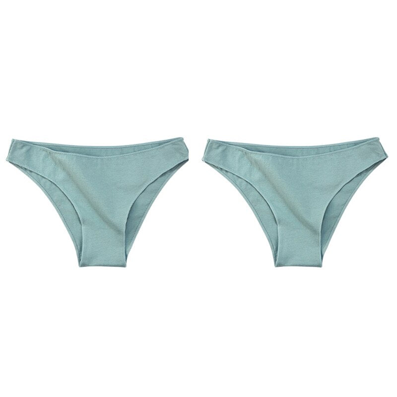 2-Pcs Cotton Panties: Soft, Comfortable & Breathable