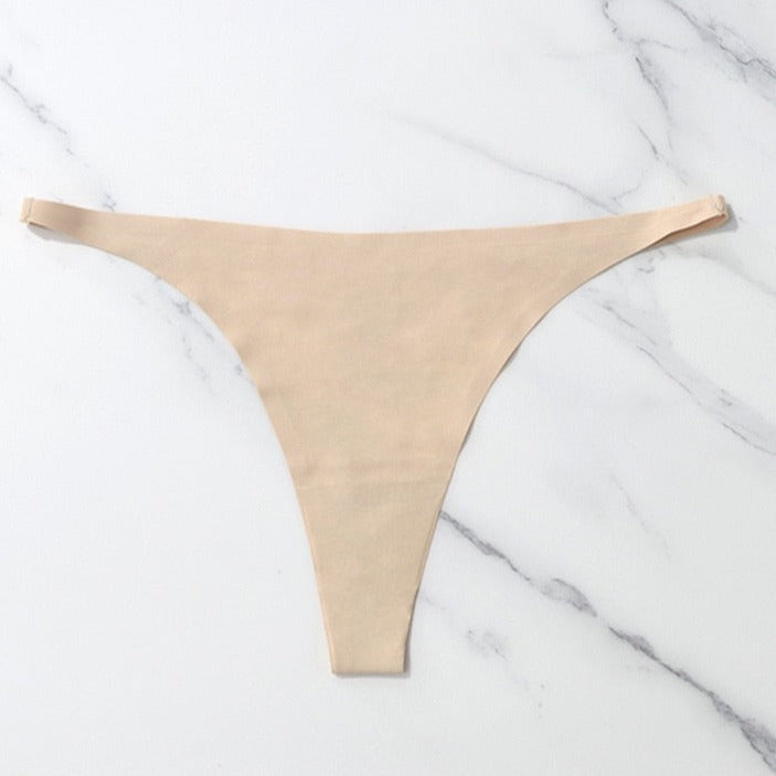 Bare Minimum, Maximum Impact: Ice Silk G-String For Ultimate Ease