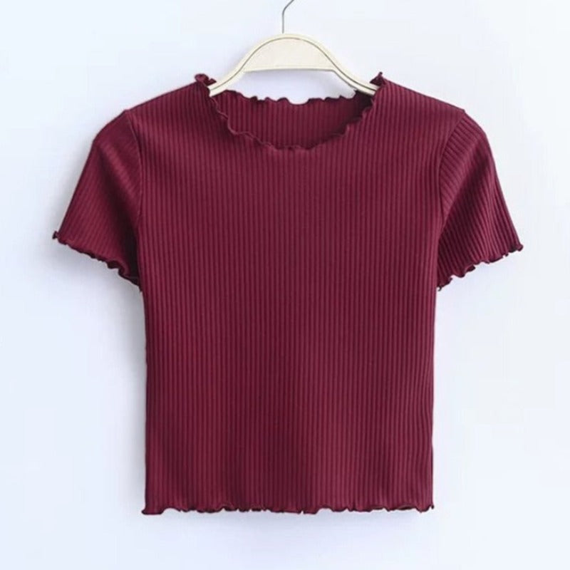 Plain Retro Top: For Modern Woman