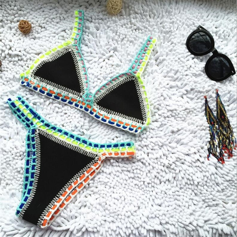 Sizzle In Style: Stunning Neoprene Bikini