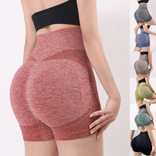 Sculpt & Support: High-Waisted Yoga Shorts